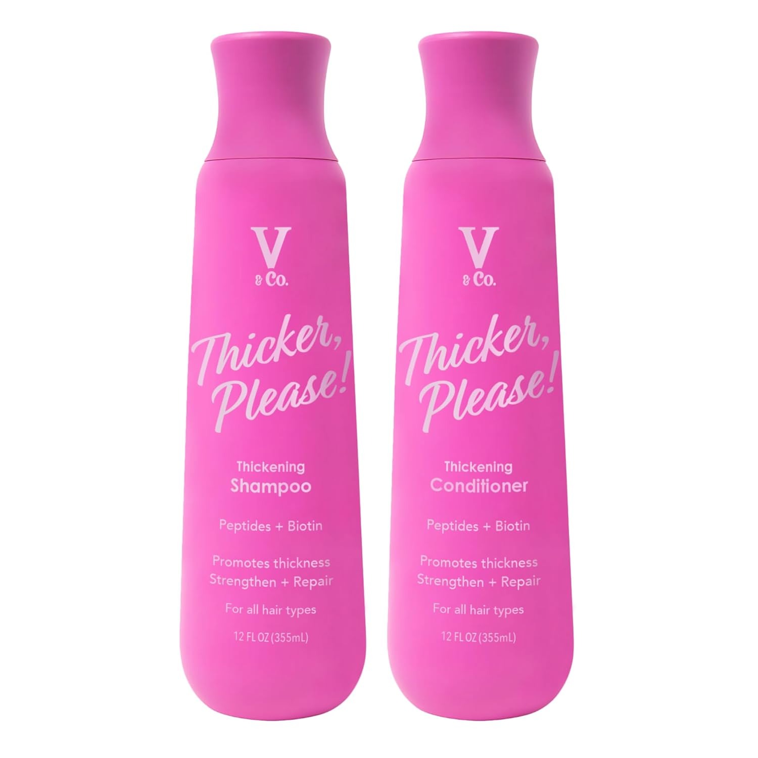 V&Co. Beauty Thicker Please! Thickening Shampoo 
Conditioner Set