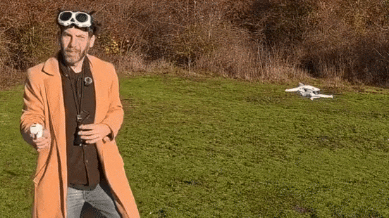 Antigravity A1 drone being flown by Adam Juniper