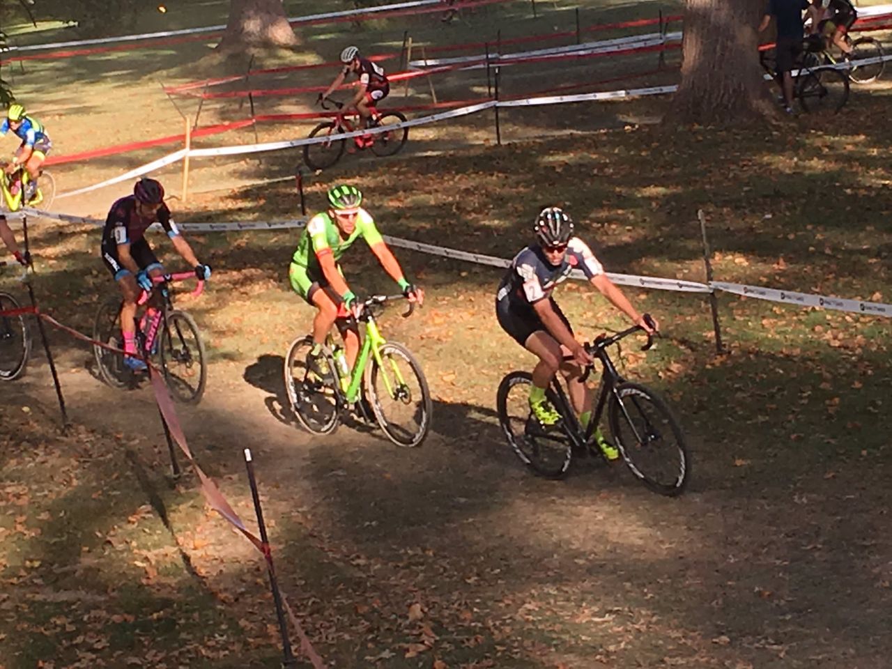 The men on course