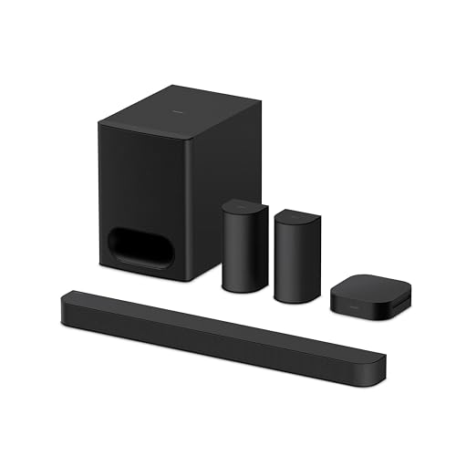 Sony Bravia Theatre System 6 &amp;ndash; 5.1ch Surround Sound, 1000w, Soundbar, Rear Speakers &amp;amp; Subwoofer Included, Dolby Atmos, Dts:x, Ai Voice Zoom 3, Bluetooth, Dsee, Multi Stereo Party Mode, Easy Control