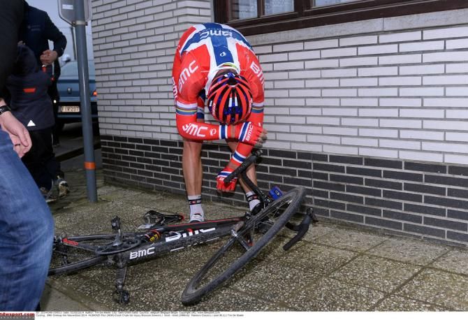 Thor Hushovd's race is over