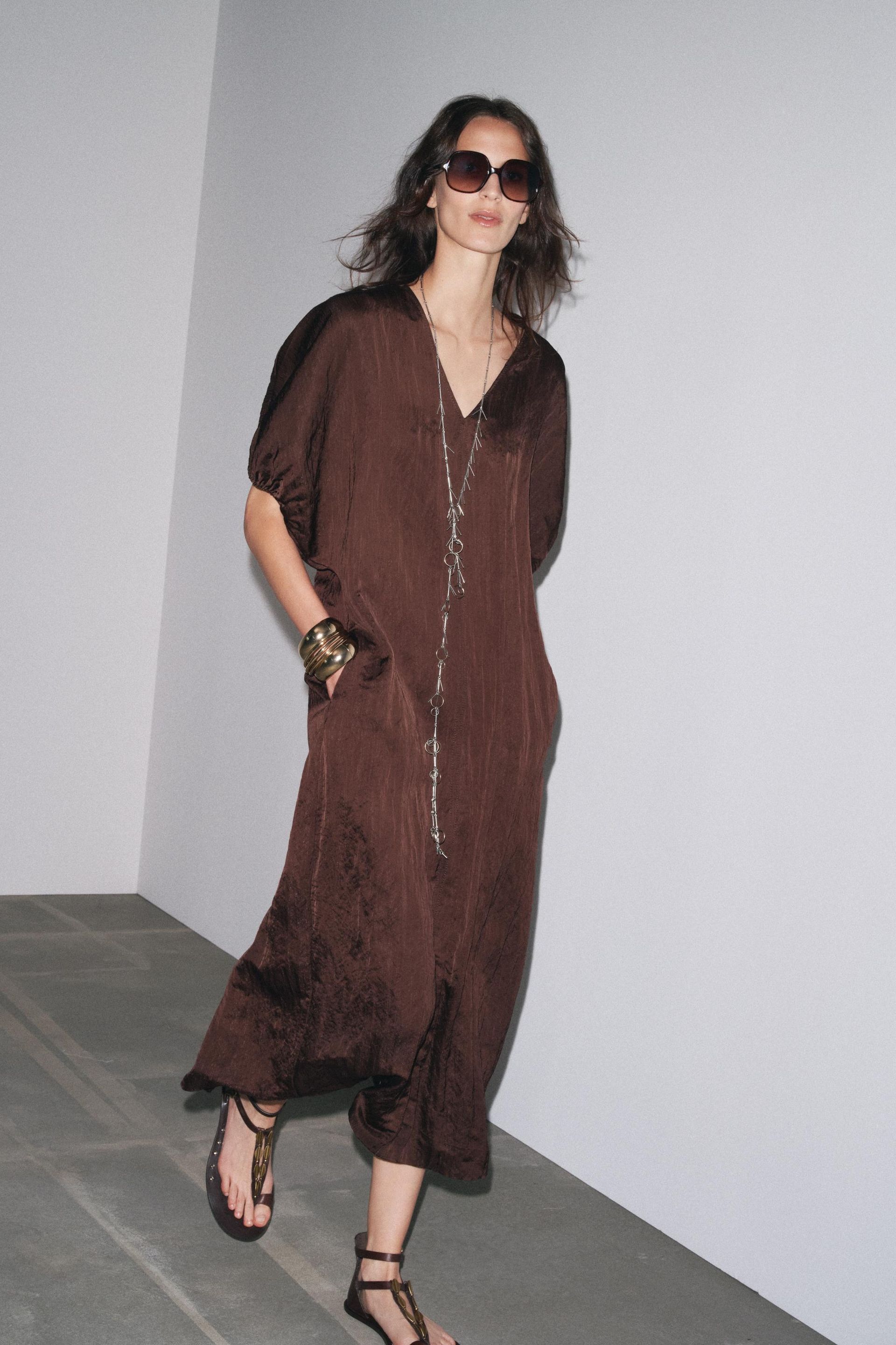 Zw Collection Puff Sleeve Dress