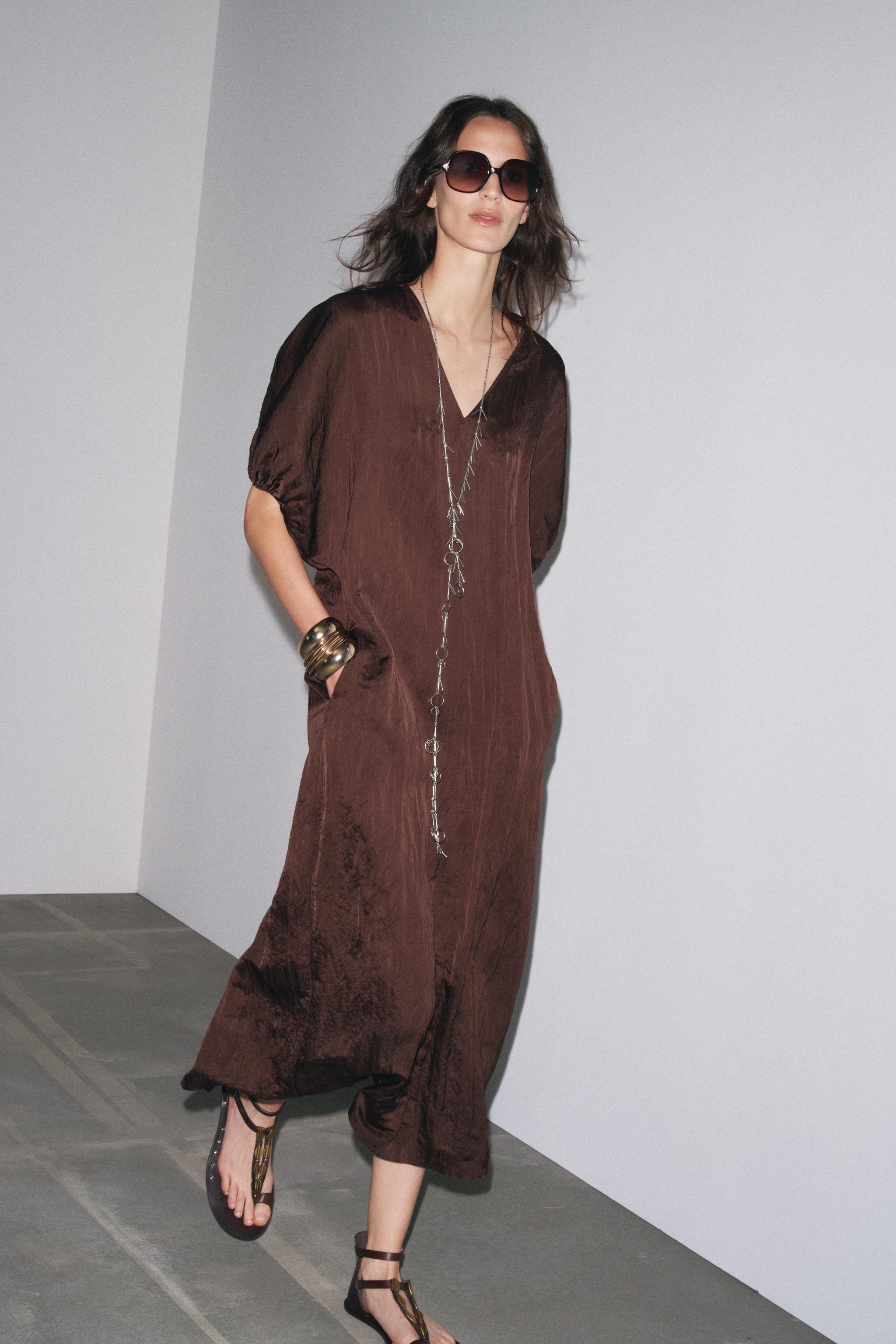 Zw Collection Puff Sleeve Dress