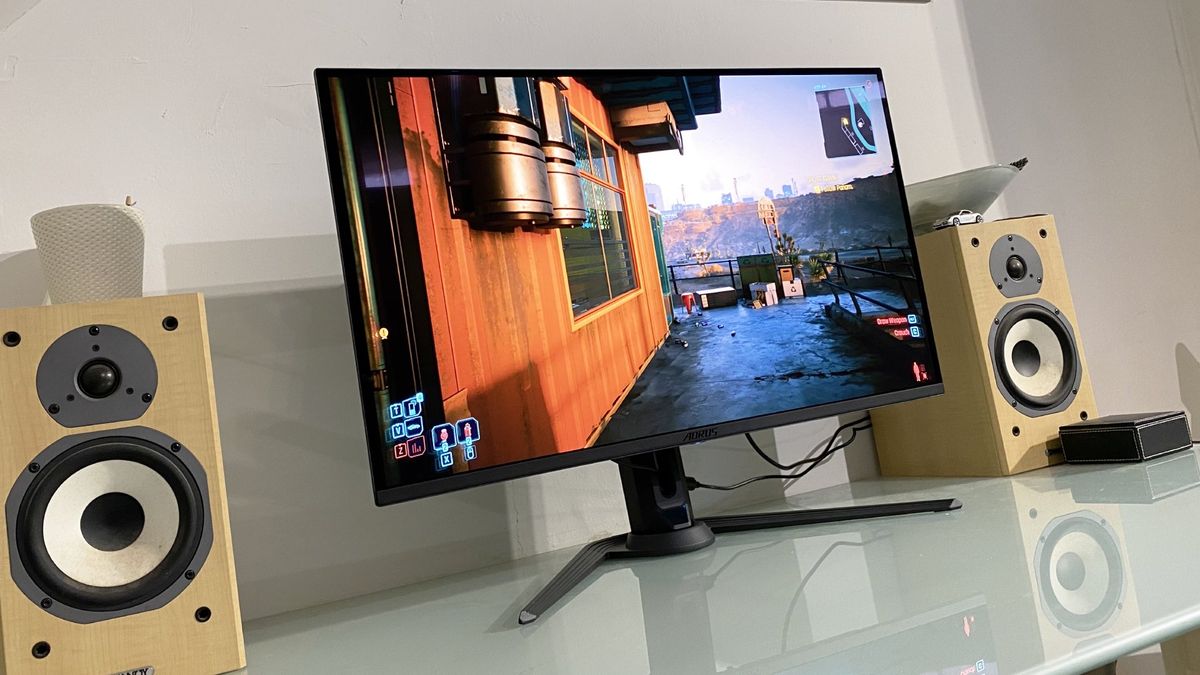 Gigabyte Aorus FO32U2 OLED gaming monitor review PC Gamer