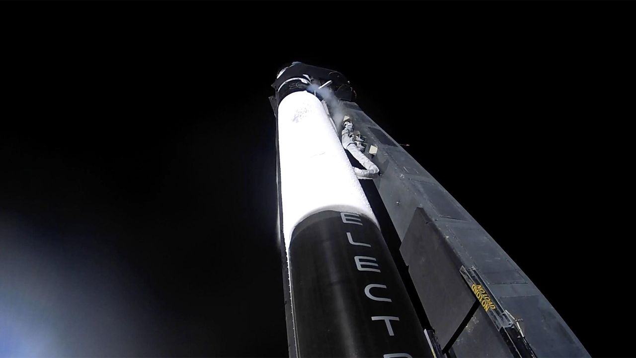 Rocket Lab launched an Electron rocket on the "Look Ma, No Hands" mission to orbit four cubesats into orbit from Mahia Peninsula, New Zealand on Aug. 19, 2019.