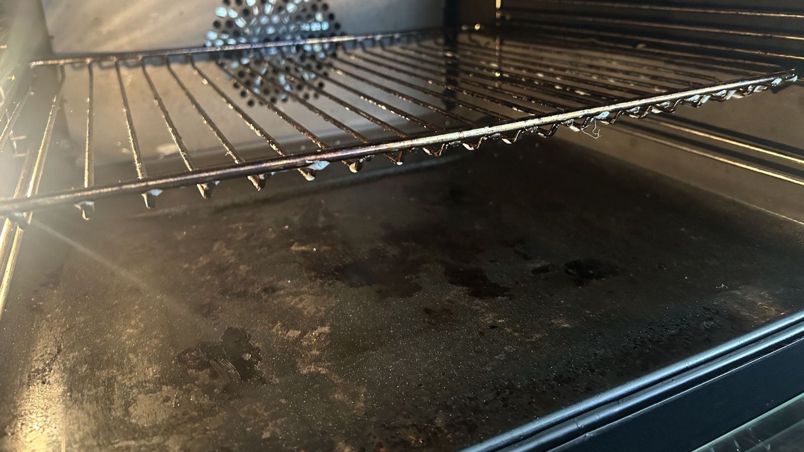 Oven cleaning hack - interior of oven cleaner