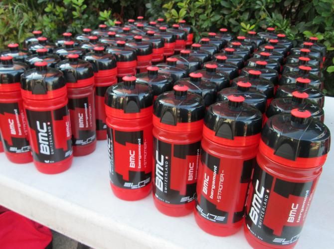 It takes a lot of bottles to fuel the BMC team