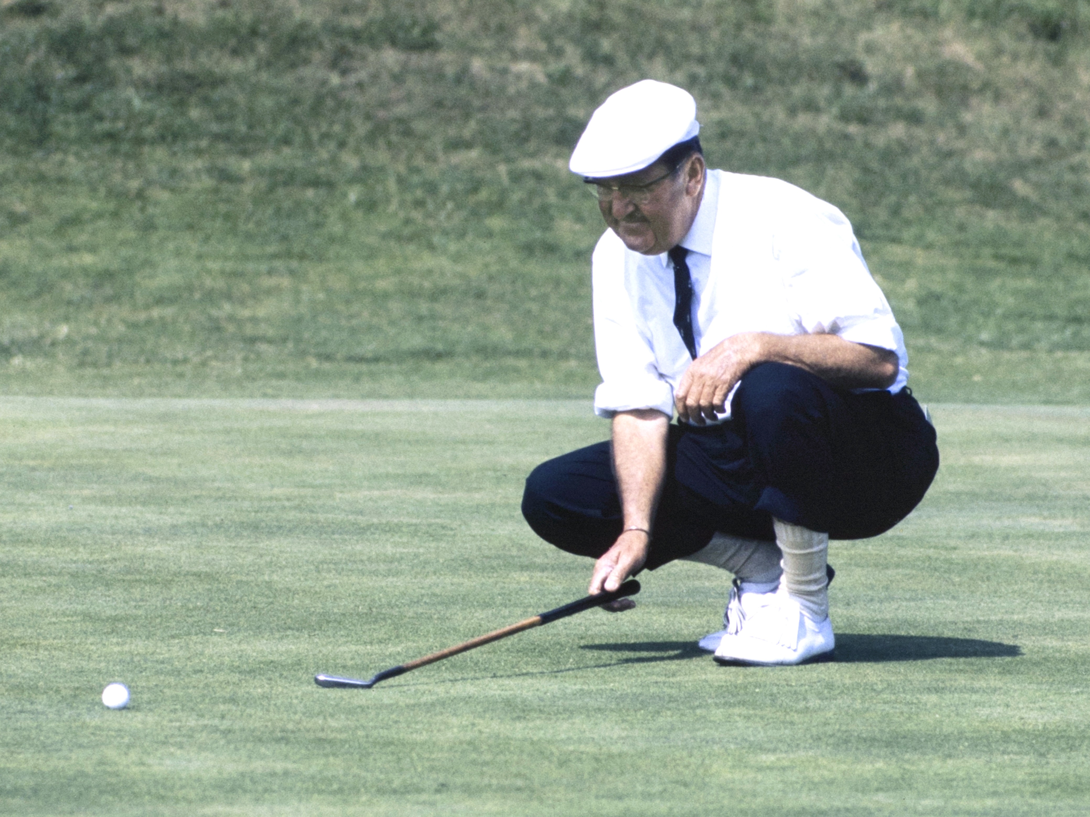 Bobby Locke at the 1971 Open Championship at Royal Birkdale