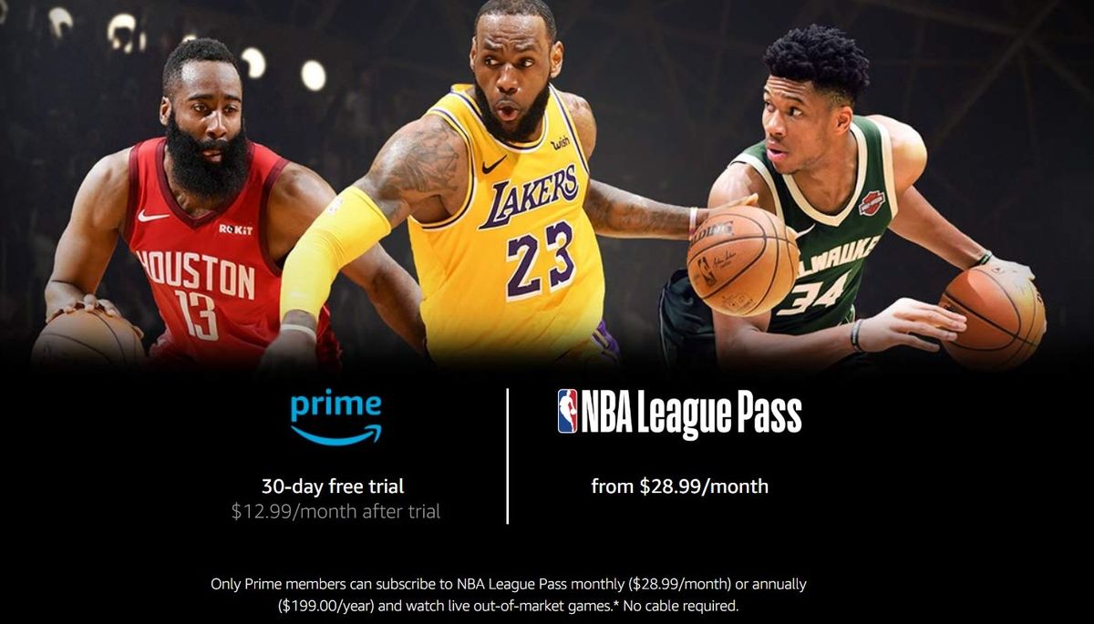 Grab a free week of NBA League Pass on Prime Video Channels starting Oct