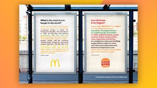 McDonald's and Burger King AI posters