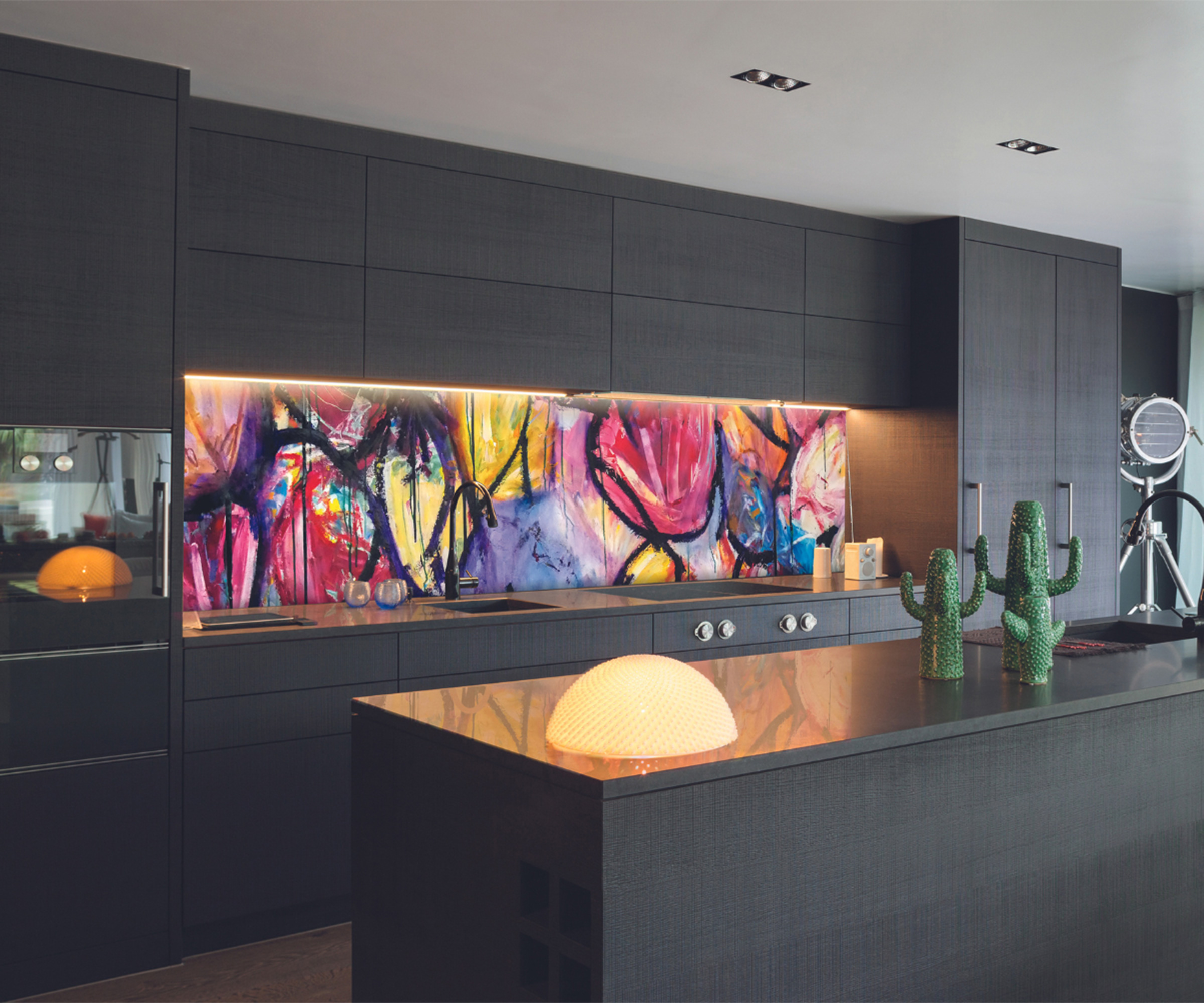 glass kitchen splashback