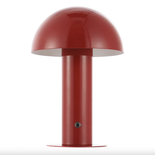 Red mushroom lamp