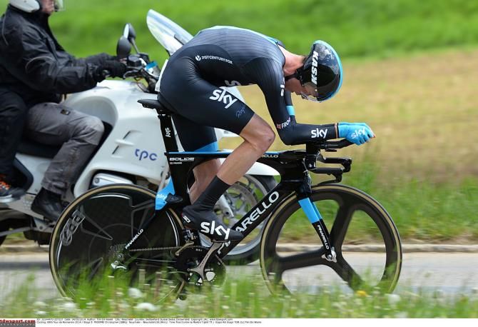 Chris Froome on his way to a win