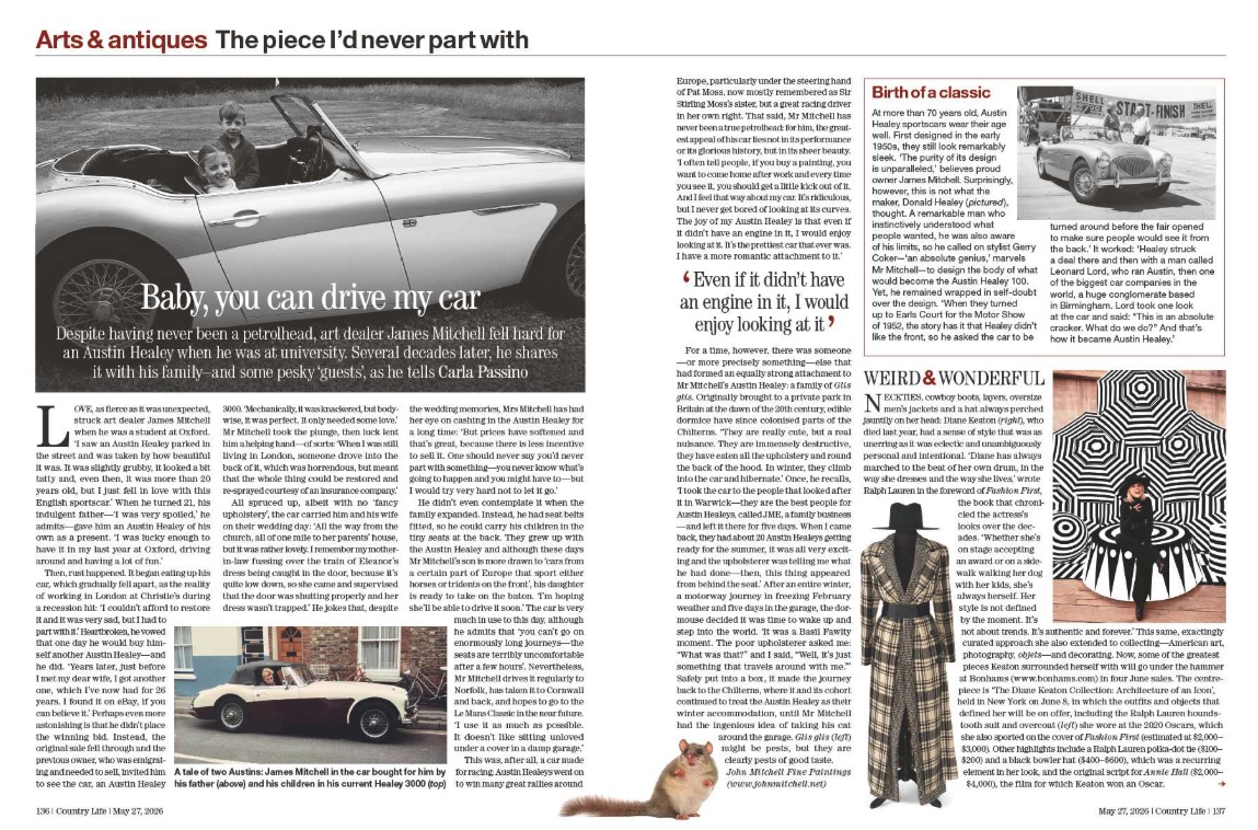 Spread from Country Life May 27, 2026