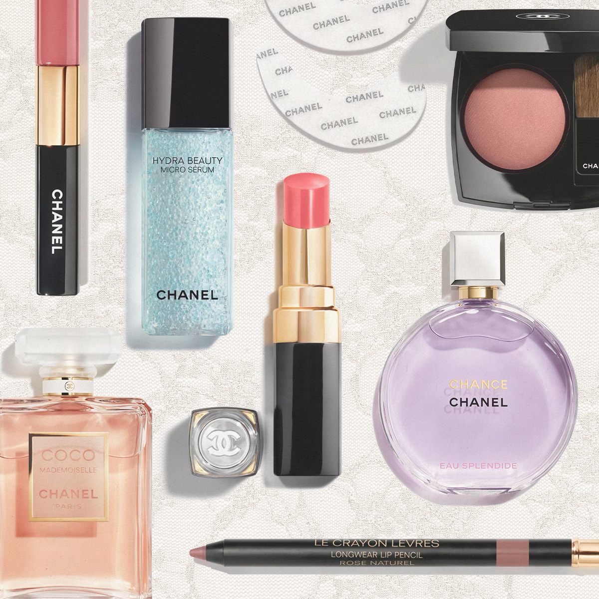 Collage Image of Valentine's Day Beauty Gifts From Chanel