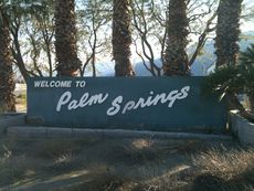 Welcome to Palm Springs sign