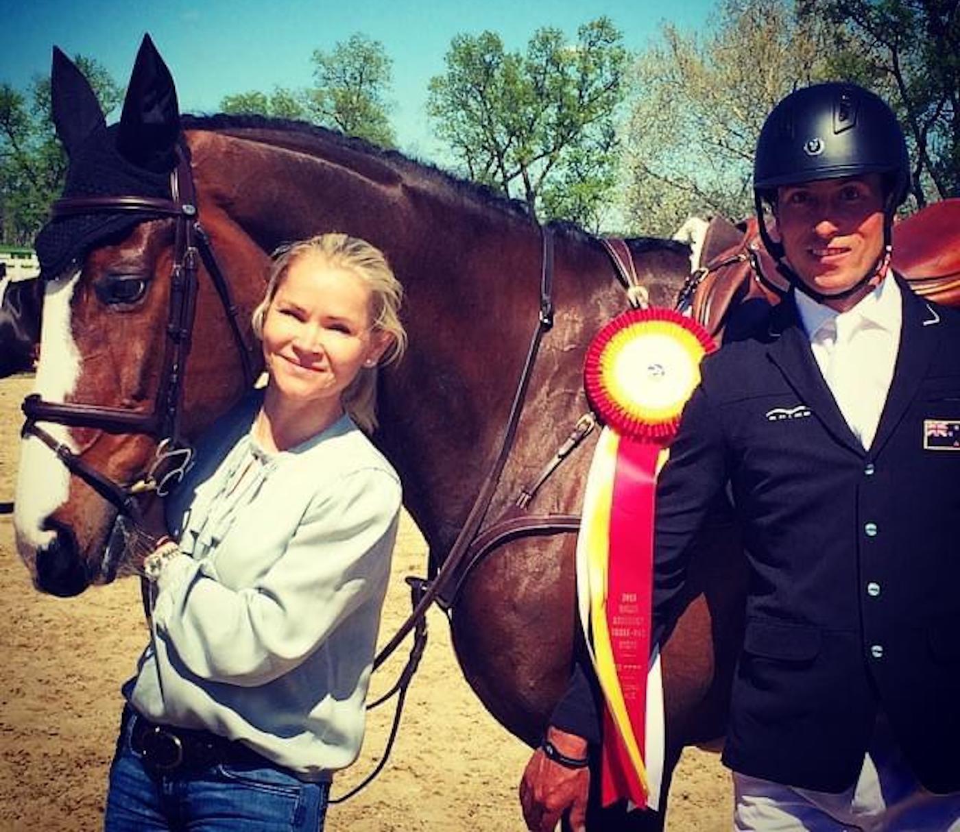 Wesko Equestrian Foundation: Christina Knudsen, pictured with Wesko and Tim Price