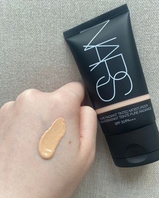 a swatch of the Nars Tinted Moisturiser