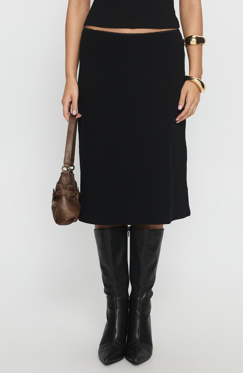 Baseline Stretch Recycled Cotton Rib Midi Skirt