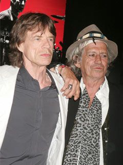 Mick Jagger and Keith Richards