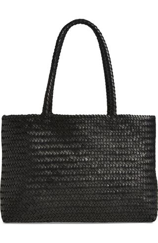 Handwoven Leather Tote