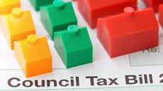 Model houses on top of council tax bill