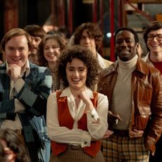 the cast of the movie saturday night live as the original snl stars and writers