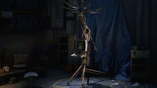 Arc Raiders Flashpoint: The High-Gain Antenna player project inside a workshop.