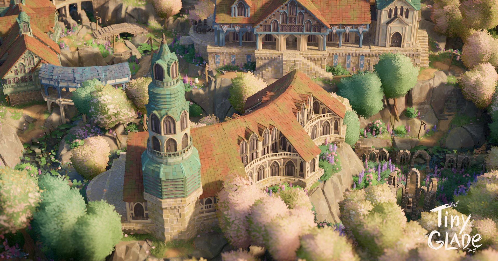 Steam's chillest new city-builder pushed to its limits with 30-hour recreation of Lord of the Rings' Rivendell