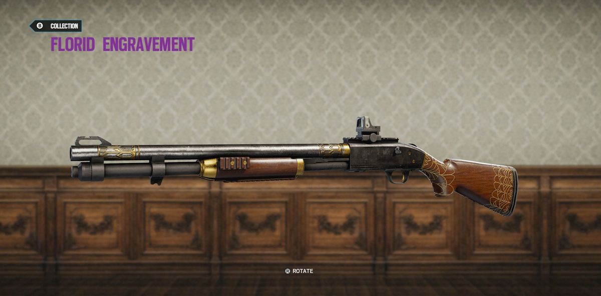 Rainbow Six Siege Florid Engravement for M590A1
