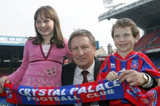Neil Warnock with his son and daughter