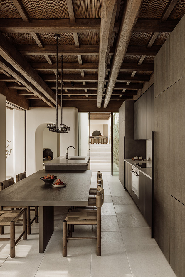 Anamesa by K-Studio, contemporary Greek House within white and minimalist yet sleek forms and inside outside living arrangements