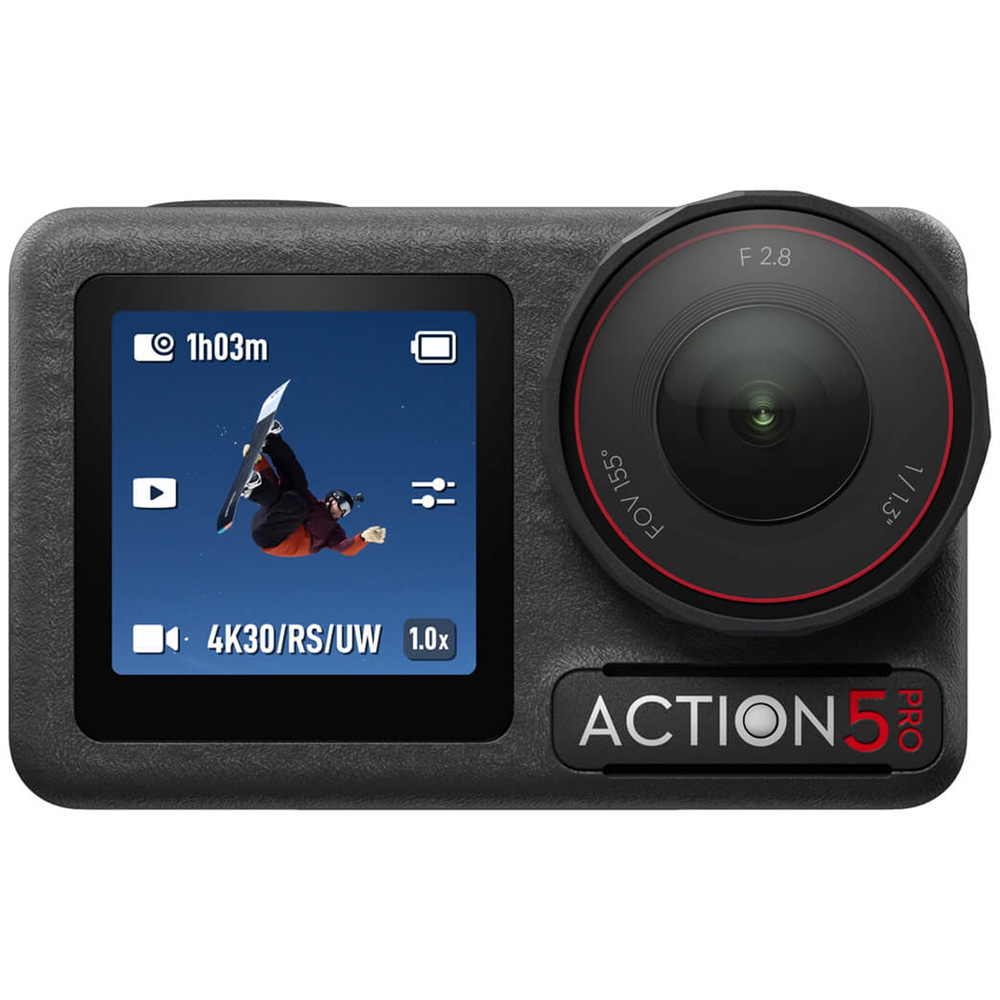 DJI Osmo Action 5 Pro on a white background
