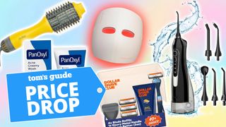 Collage of items on sale during the Amazon Summer Beauty Sale