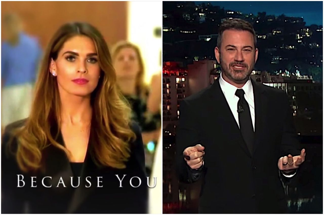 Jimmy Kimmel on Hope Hicks&amp;#039; silent treatment