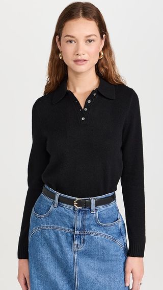 Alex Mill Cashmere Alice Polo Sweater