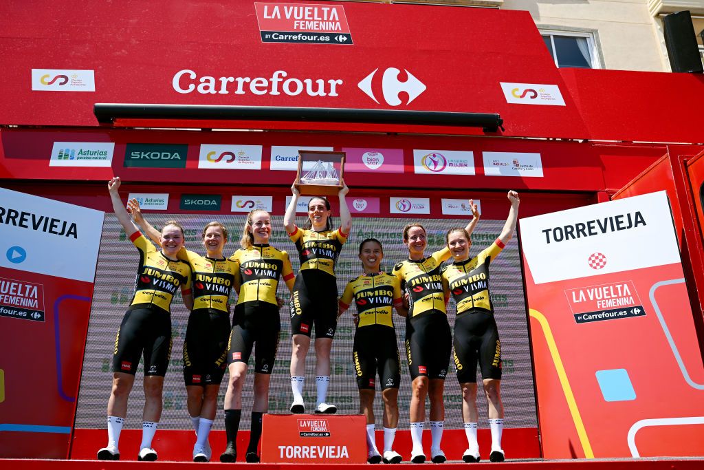 Jumbo Visma won the La Vuelta Femenina TTT