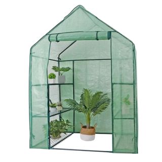 Portable three-tier greenhouse