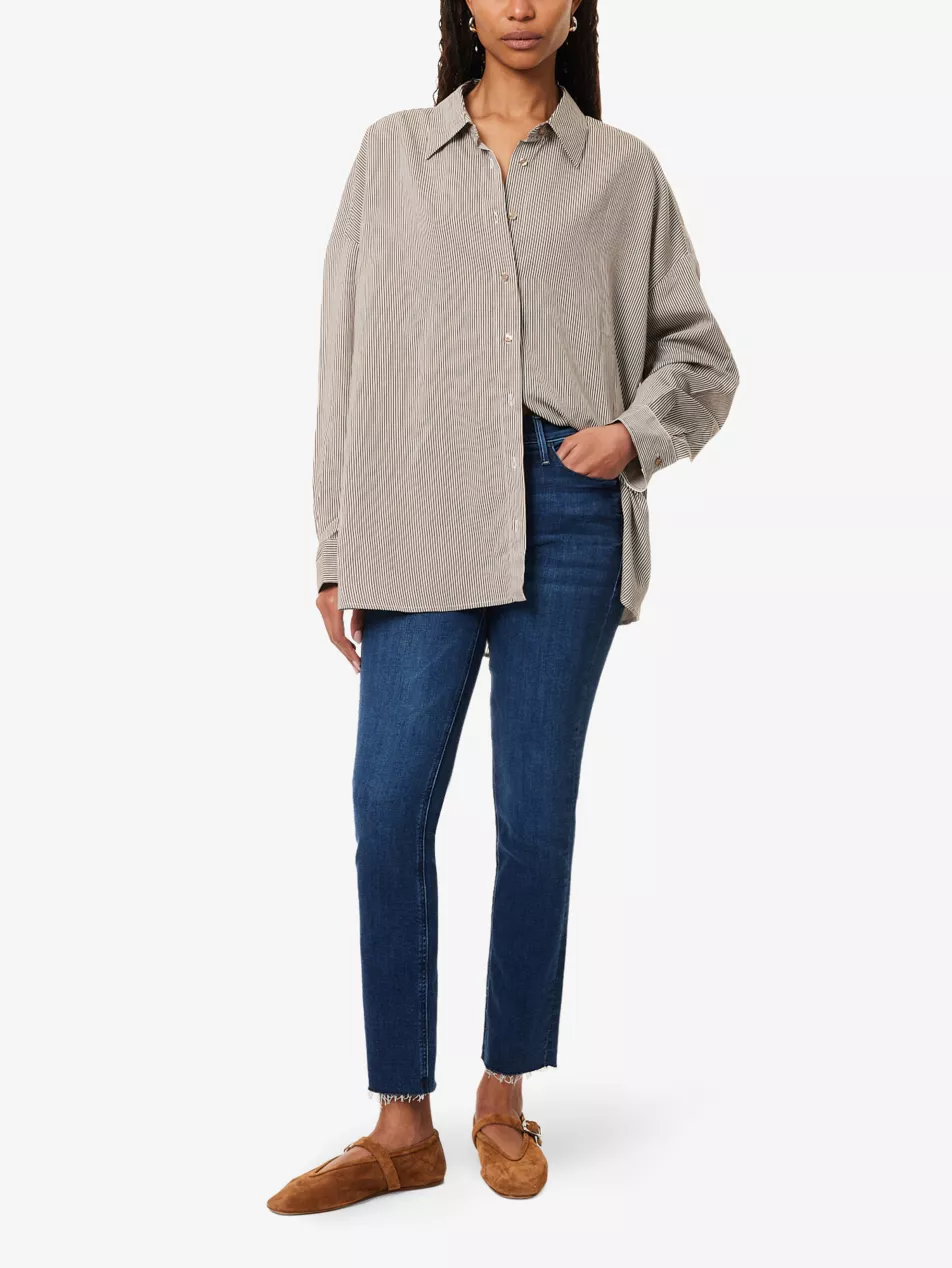 The Dazzler Ankle Denim-Blend Jeans - 23