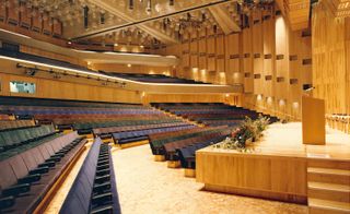 The Day-designed Barbican Centre concert hall seating