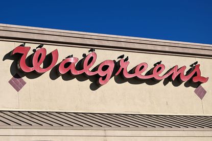 A Walgreens Pharmacy logo displayed along Las Vegas Blvd