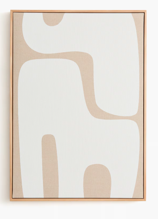 H&M, Linen-blend wall art