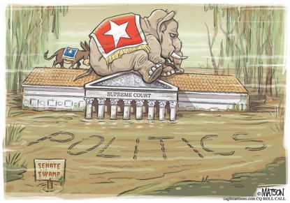 Political Cartoon U.S. SCOTUS GOP Democrats