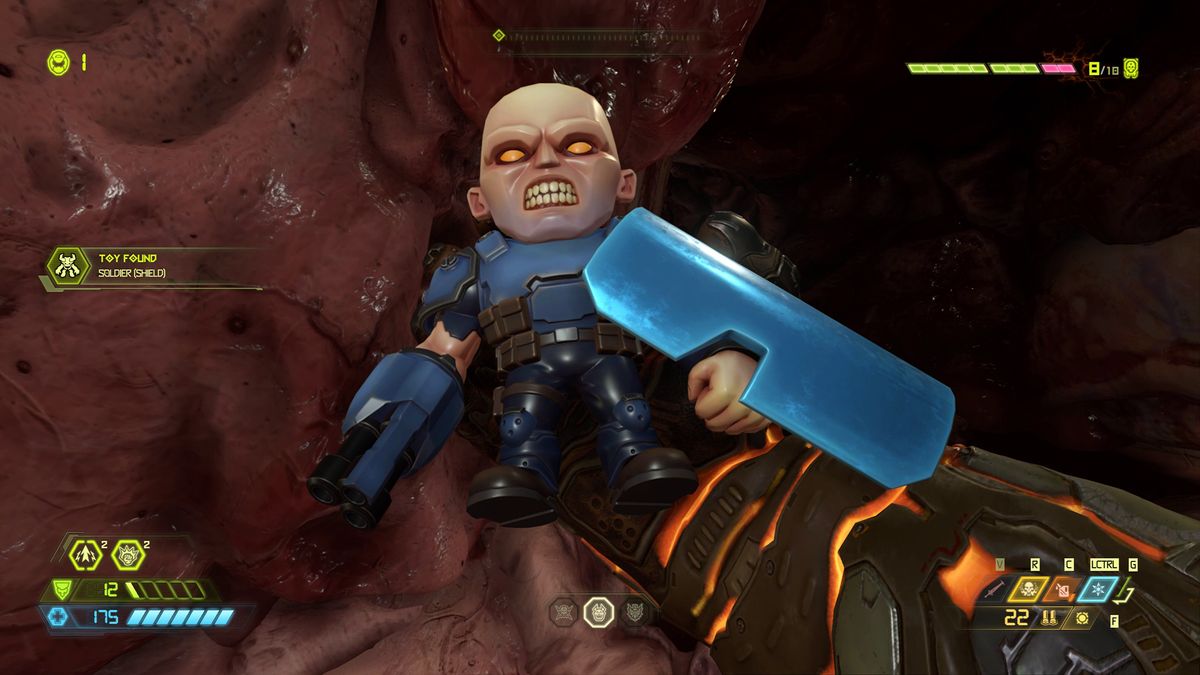 Doom Eternal Super Gore Nest Soldier (Shield) Toy