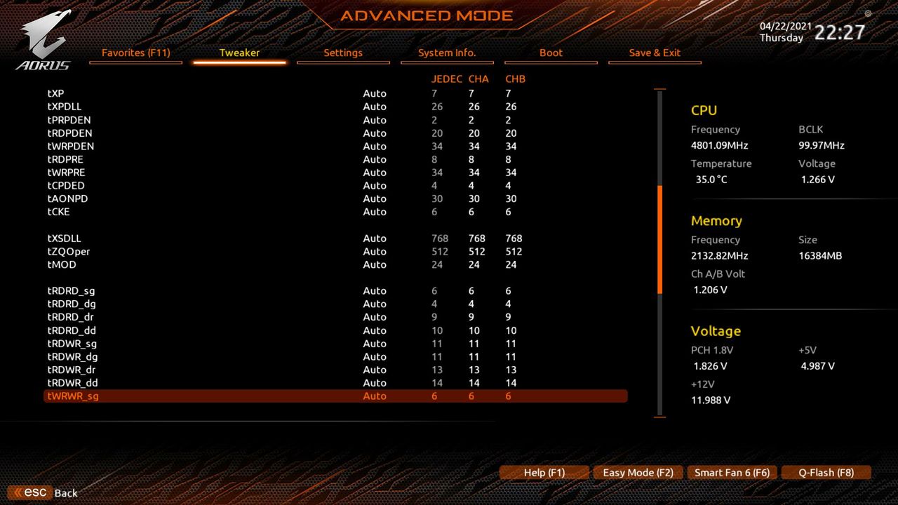 Gigabyte Z590 Aorus Pro AX