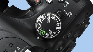 PASM modes on a Nikon DSLR mode dial