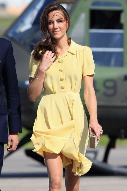 Kate Middleton's Breezy Skirt, 2011