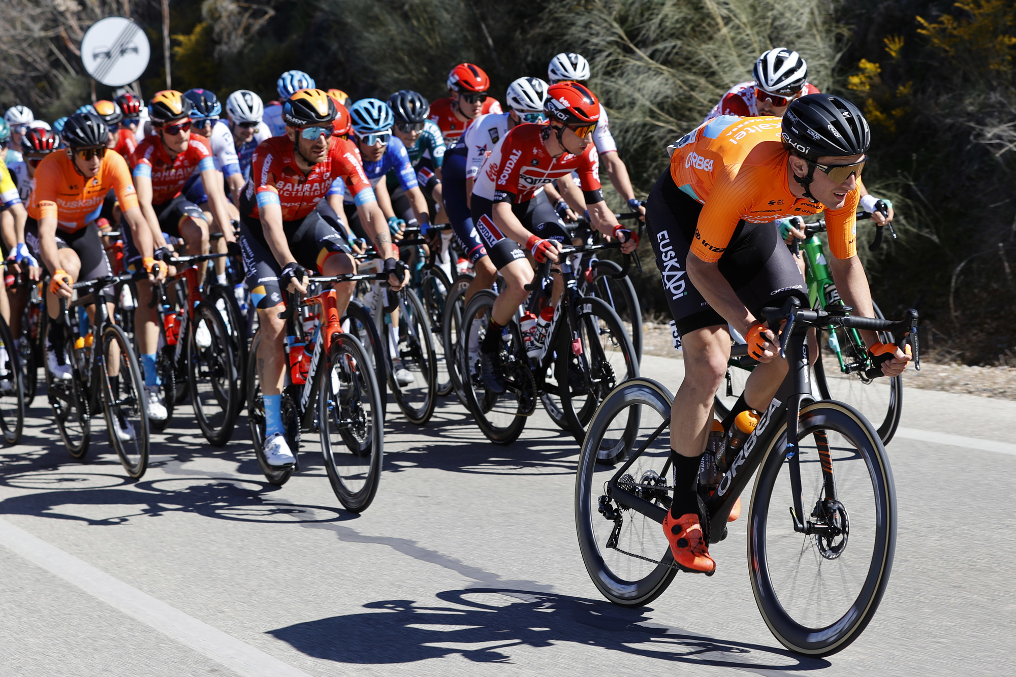 Vuelta a Andalucia - Ruta Del Sol 2022 - 68th Edition - 3rd stage Lucena - Otura 152,6 km - 18/02/2022 - Xabier Isasa (ESP - Euskaltel - Euskadi) - photo Luis Angel Gomez/SprintCyclingAgency©2022