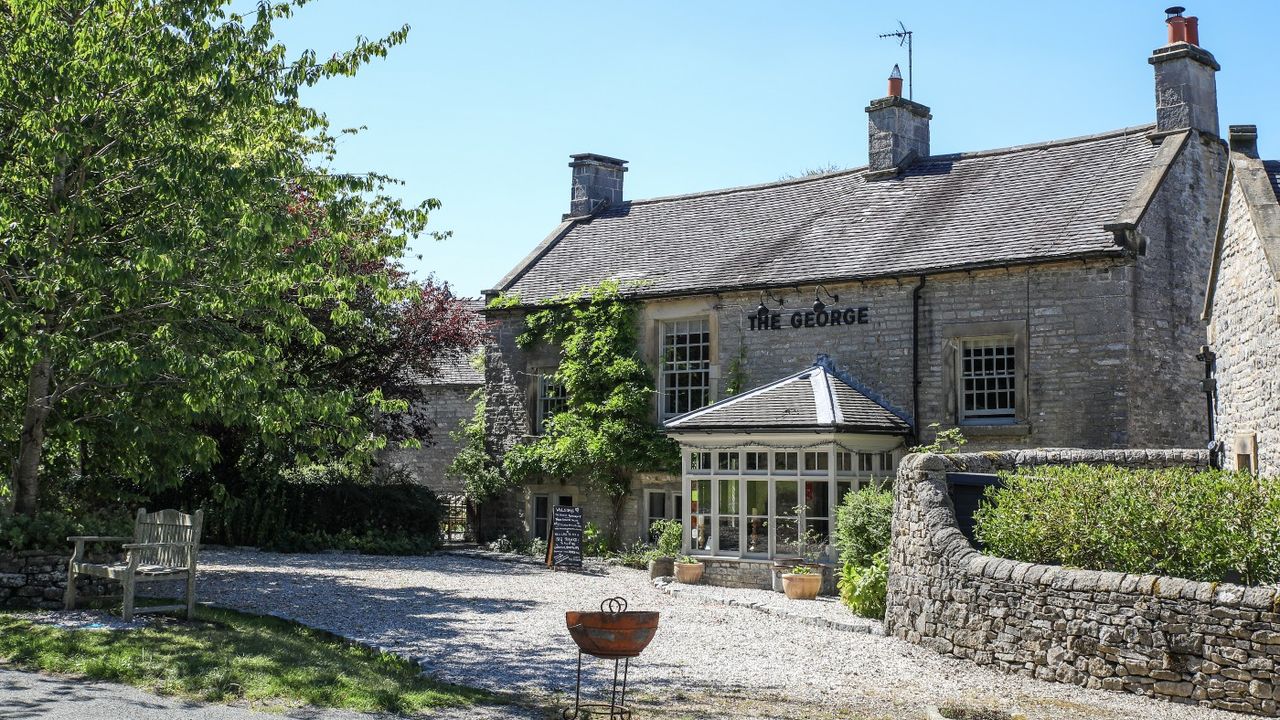 The George at Alstonefield’s building is a 400-year old former coach house 