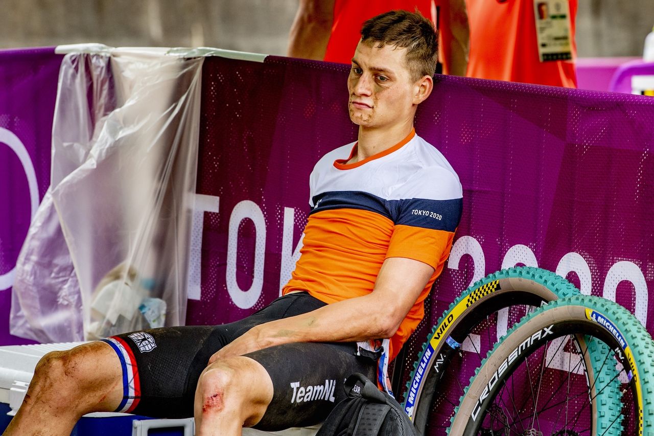 Mathieu van der Poel at the Tokyo Olympics